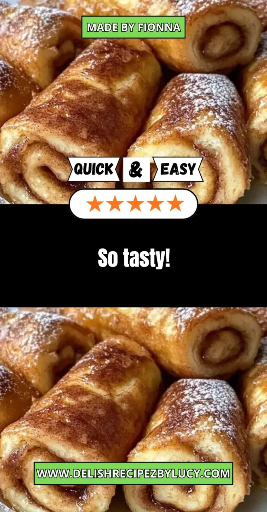 Delicious Cinnamon Roll French Toast Roll-Ups served on a plate