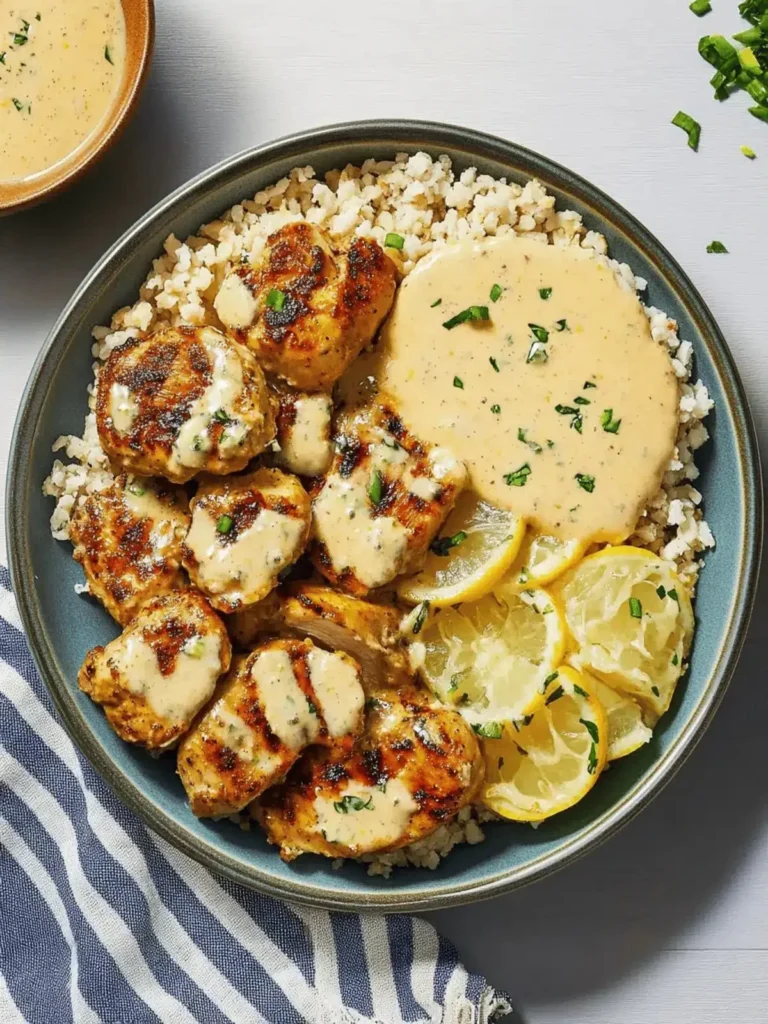 Creamy Lemon Butter Chicken garnished with herbs on a plate