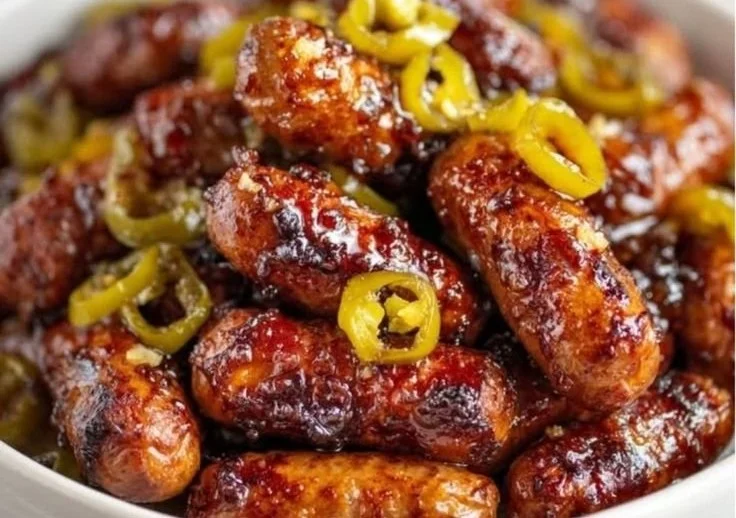 Plate of Mississippi Little Smokies served as a savory snack