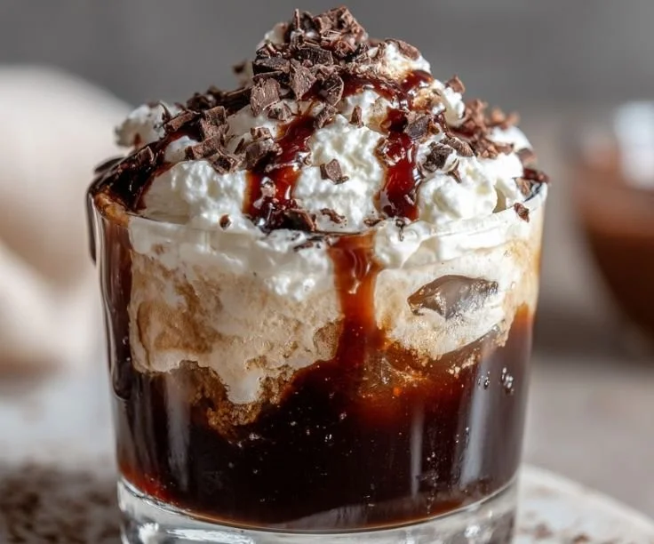 Bad Santa White Russian cocktail with creamy layers for holiday enjoyment