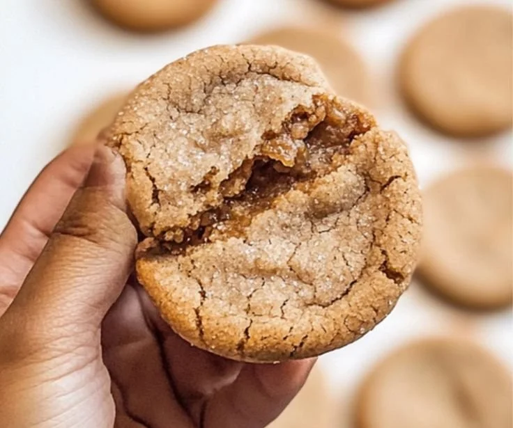 Delicious brown butter sugar cookies fresh out of the oven