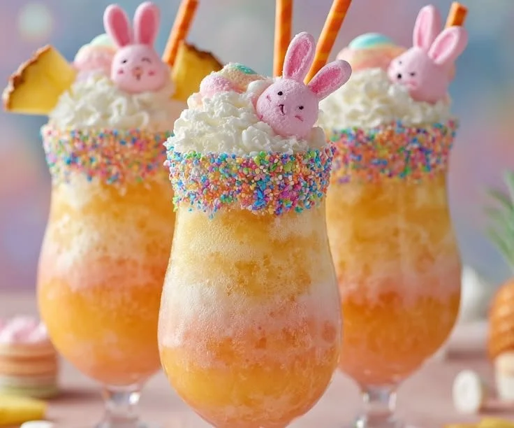 Easter Bunny Mimosa cocktail for festive celebrations