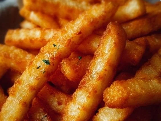 Crispy mashed potato fries served in a bowl, golden and delicious.