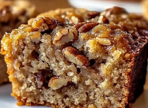 Delicious Sweet Alabama Pecanbread with pecans and a golden crust