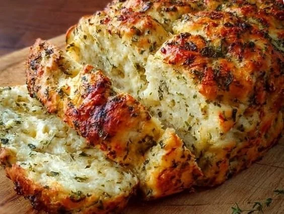 Homemade Italian herb cheese bread inspired by Subway's popular recipe.