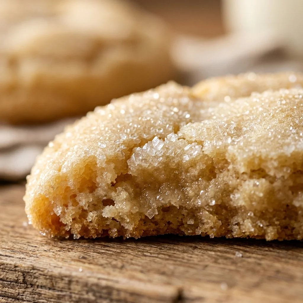 Delicate sugar cookies arranged on a plate, ready to be enjoyed.