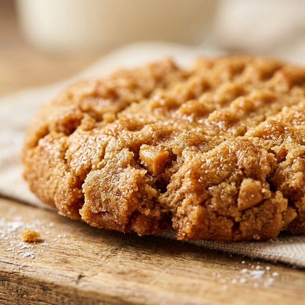 Delicious homemade peanut butter cookies fresh out of the oven