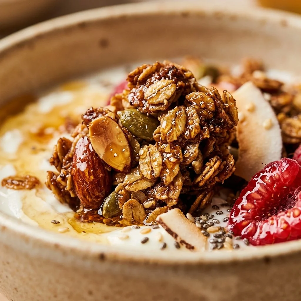 Protein-packed breakfast bowls topped with fresh ingredients for a healthy meal.