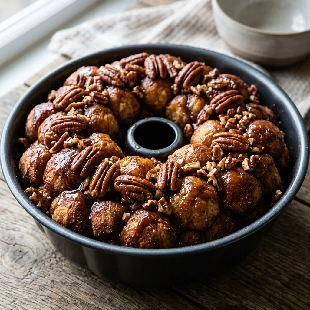 Deliciously sticky and sweet Monkey Bread, perfect for sharing and enjoying.